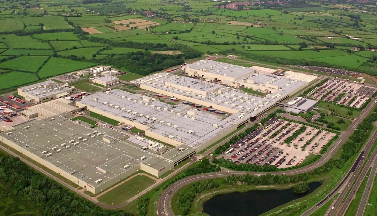 Toyota factory in England